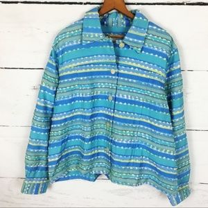 Coldwater Creek Striped Jacket